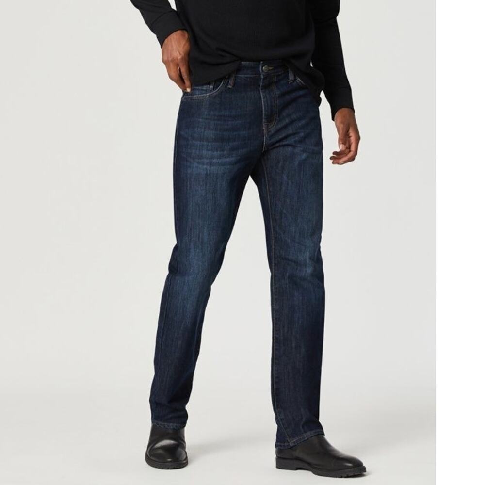 Mavi Men's Matt Relaxed Straight Leg Jeans in Dark Stanford Size 32/32 NWT